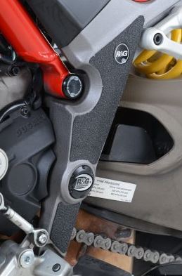 Adhésif anti-frottement marque R&G RACING cadre noir 3 pièces Ducati Multistrada 1200/1200 S