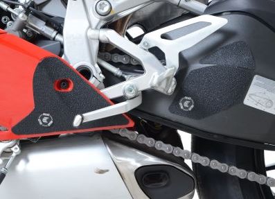 Adhésif anti-frottement marque R&G RACING cadre/bras oscillant noir 2 pièces Ducati 1199/1299 Panigale