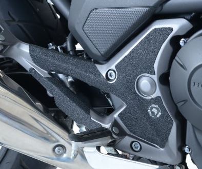 Adhésif anti-frottement marque R&G RACING platines repose-pieds noir 4 pièces Honda NC700S/700X/750S/750X
