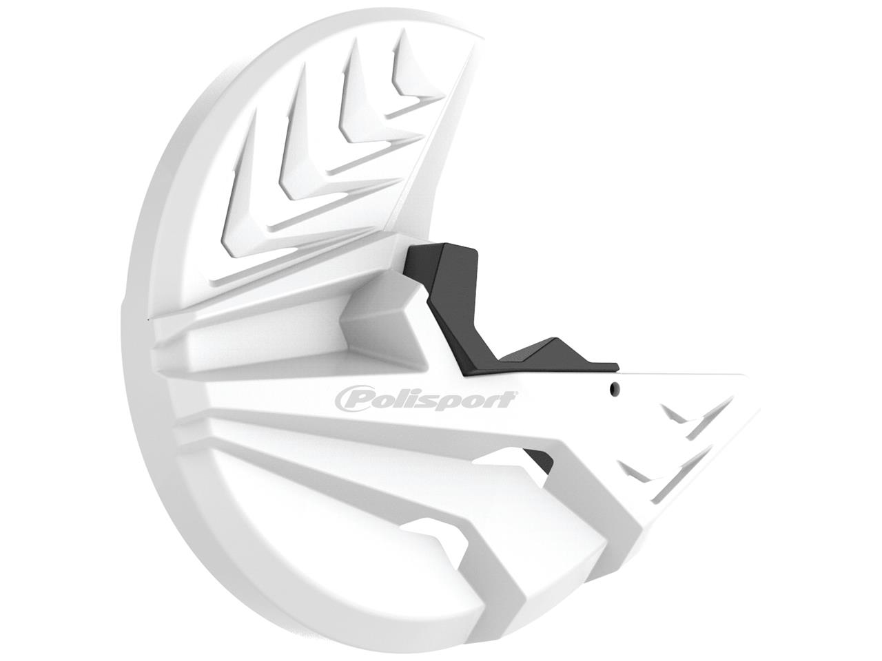 Protection de disque de frein avant Polisport en blanc/noir | Motocross, Moto BETA