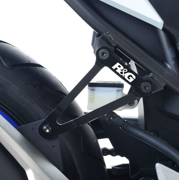Kit suppression de reposes-pied arrière marque R&G RACING noir Honda CBR500R