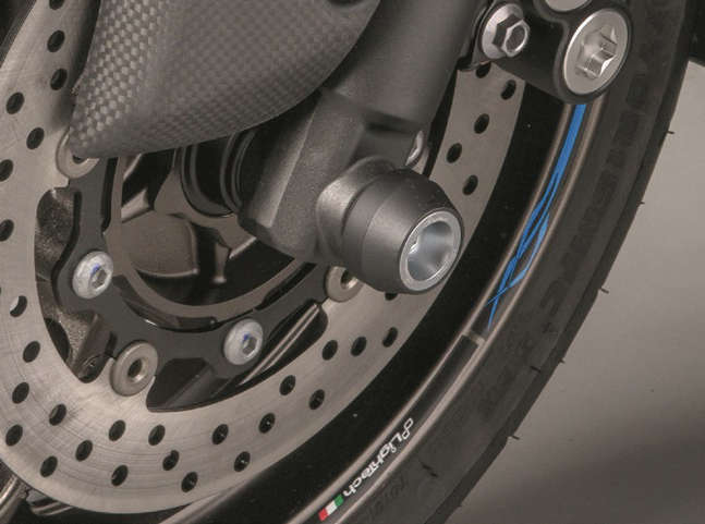 Protections fourche et bras oscillant (axe de roue) marque LIGHTECH titane Honda CBR600RR - ARHO103TIT