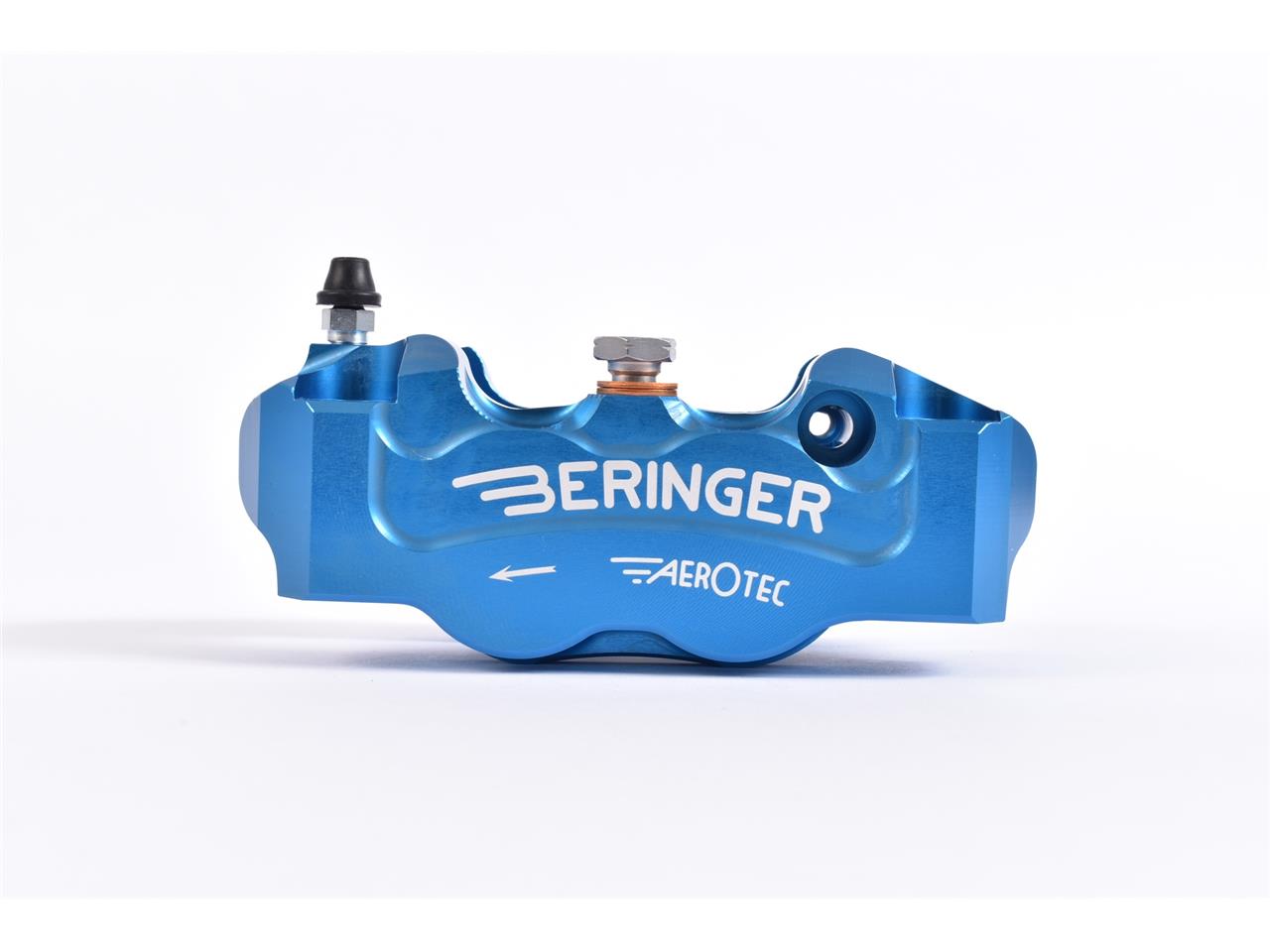 Étrier de frein radial gauche Beringer Aerotec® 4 pistons diamètre 32mm entraxe 108mm couleur bleu