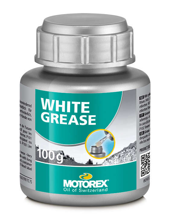 Graisse marque Motorex White Grease 628 lithium 100g