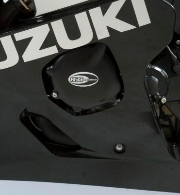 Kit couvre-carter marque R&G RACING noir Suzuki GSX-R600 (2 pièces)