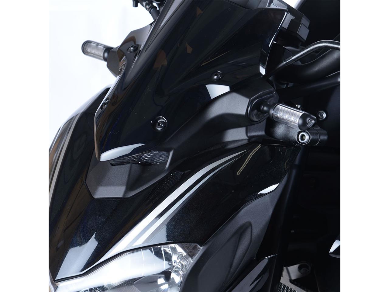 Adaptateur clignotant marque R&G RACING noir Kawasaki