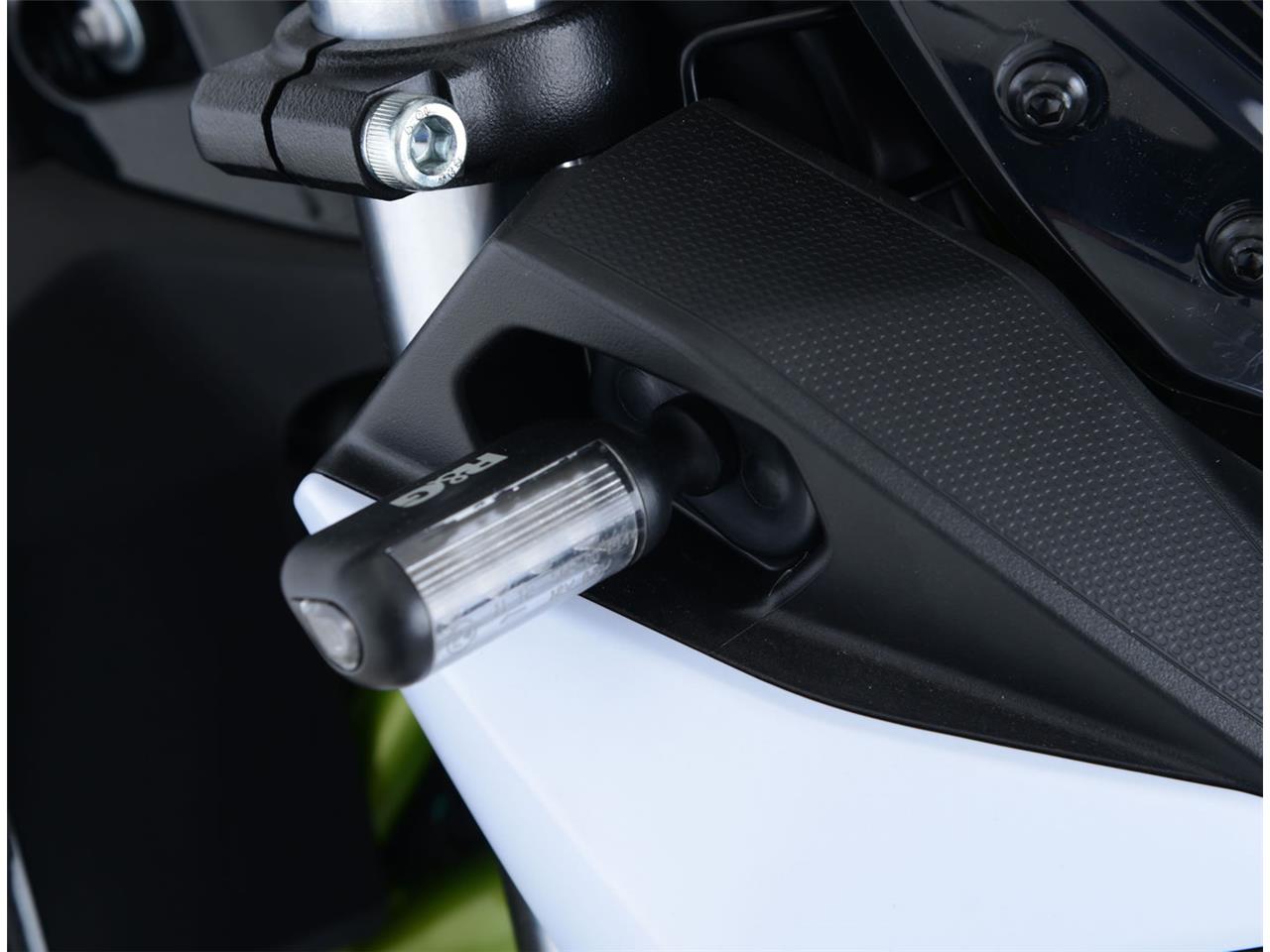 Adaptateur micro clignotant marque R&G RACING noir Kawasaki