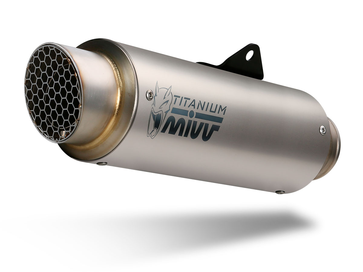 Silencieux marque MIVV GP Pro Titanium/casquette en inox