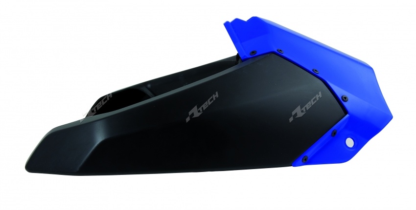 Ouïes de radiateur supérieures marque RACETECH bleues/noires Yamaha YZ250/450F