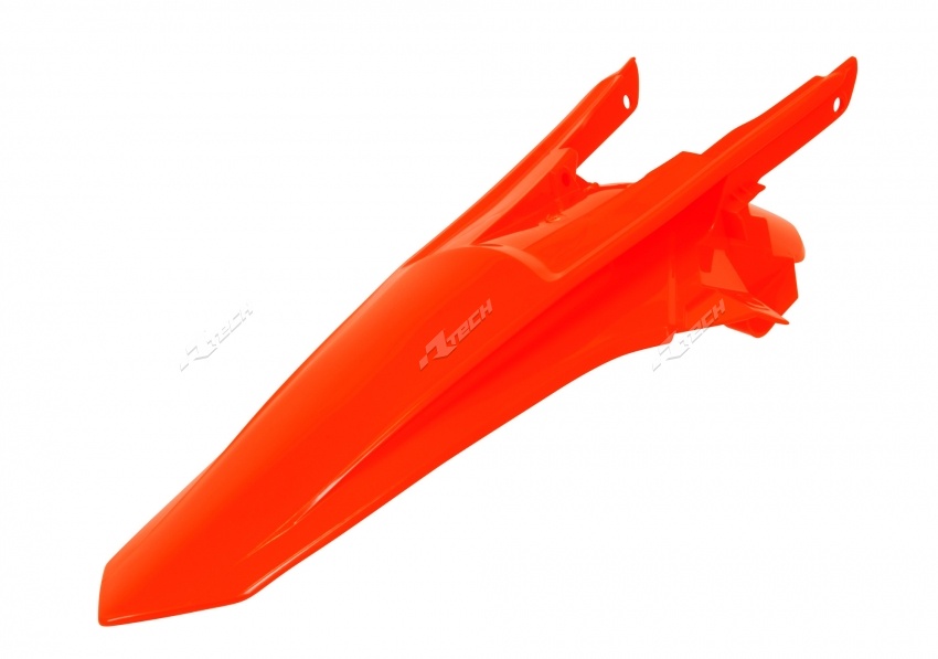Garde-boue arrière marque Racetech couleur orange fluo