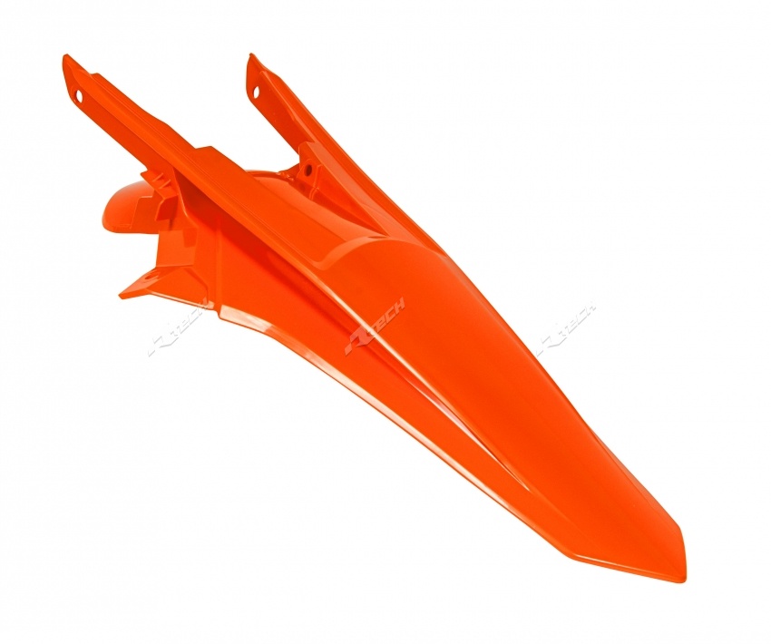 Garde-boue arrière marque Racetech couleur orange fluo