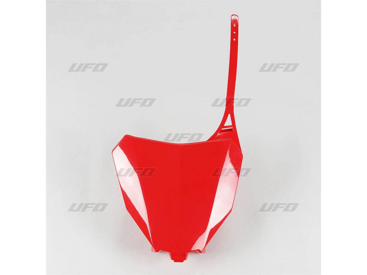 Plaque numéro frontale marque UFO rouge Honda CRF450R/RX