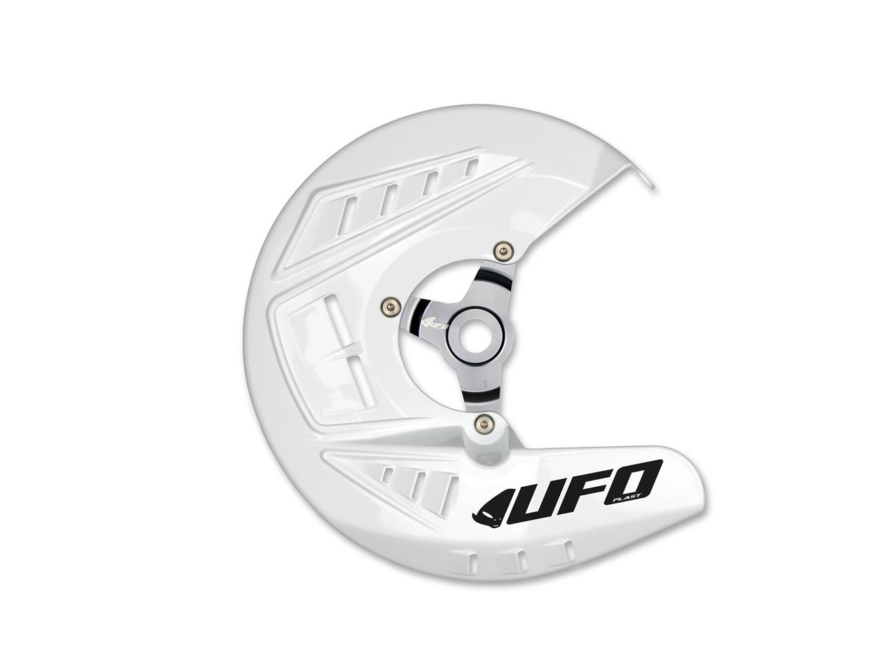 Protège disque de frein avant blanc marque Ufo | Compatible Motocross HUSQVARNA