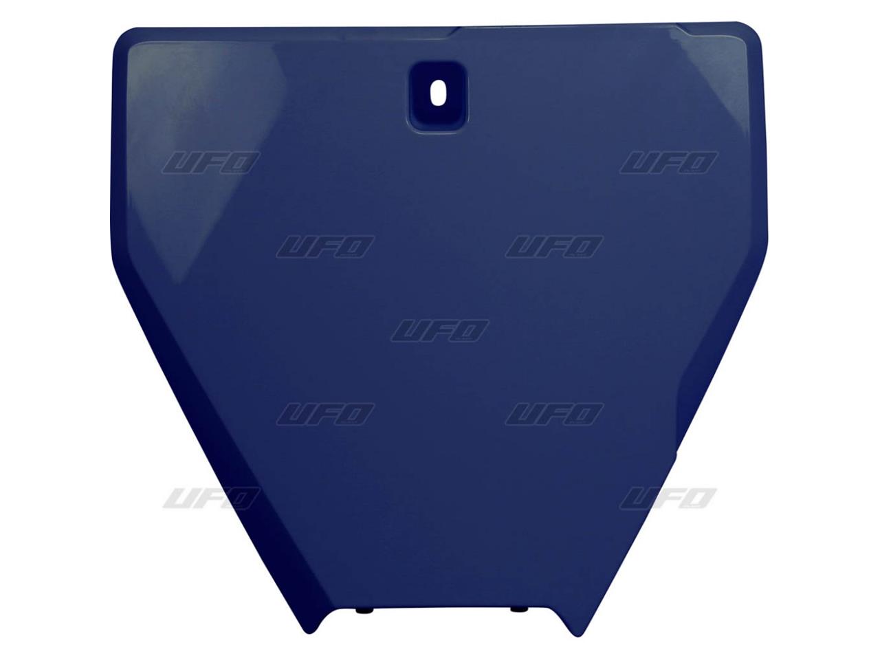 Plaque numéro frontale marque UFO bleu