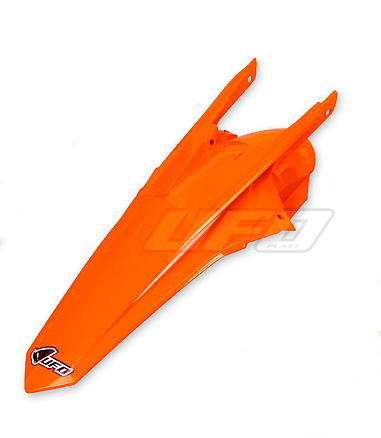 Garde-boue arrière marque UFO couleur orange fluo