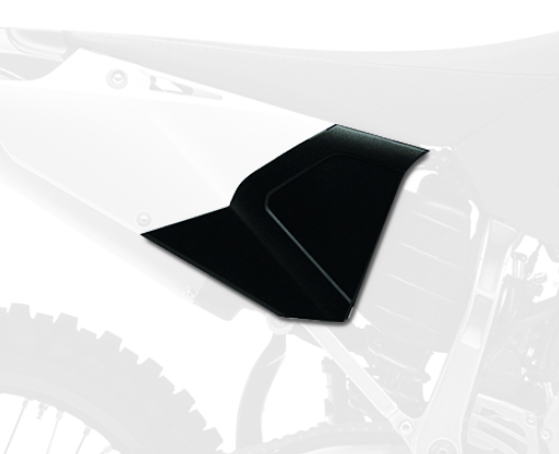 Boîte à air marque POLISPORT restylé noir avec cache boîte à air Yamaha YZ125/250/250X