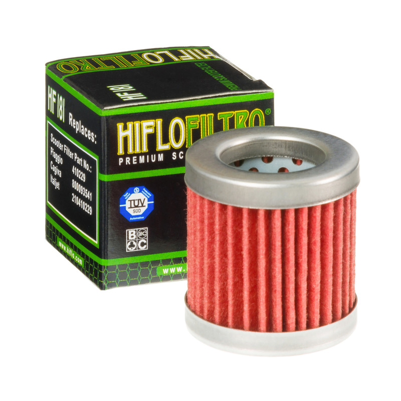 Filtre à huile HF181 Hiflofiltro | PIAGGIO, APRILIA, CAGIVA, ITALJET, VESPA