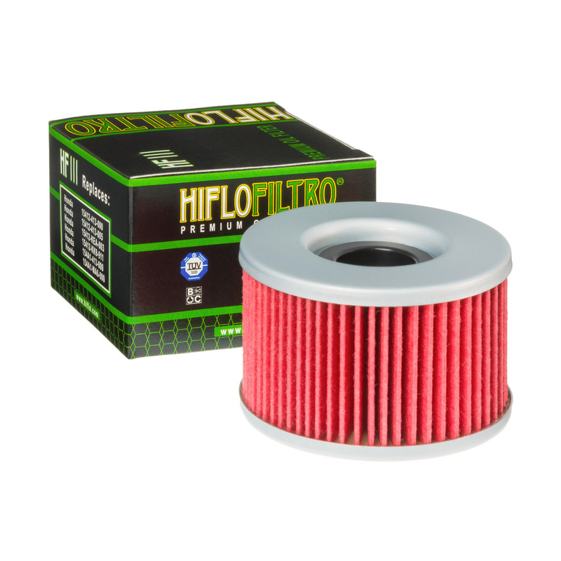 Filtre à huile HF111 de marque Hiflofiltro | Compatible Quad, Moto HONDA