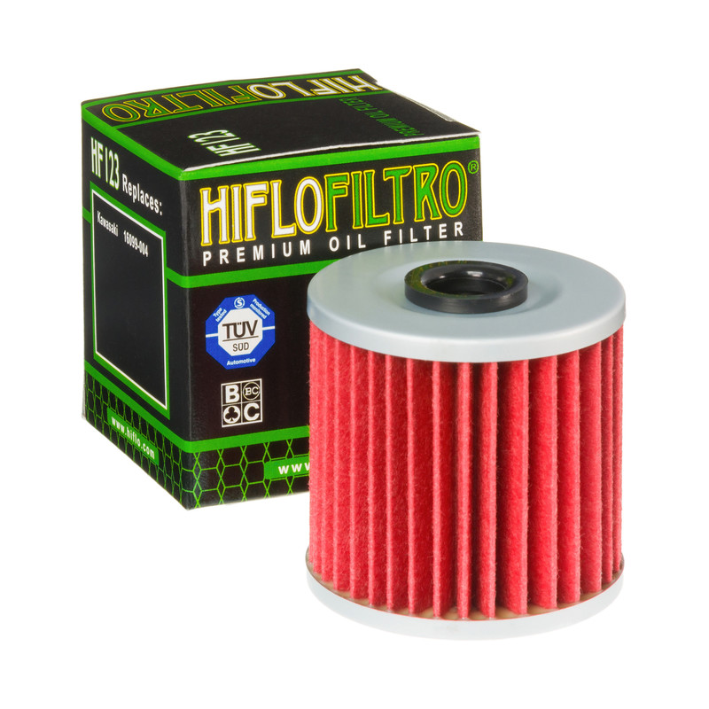 Filtre à huile HF123 marque Hiflofiltro | Quad, Moto, Motocross KAWASAKI
