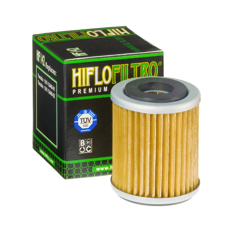 Filtre à huile HF142 de la marque Hiflofiltro | Compatible Quad, Motocross, Moto YAMAHA, TM