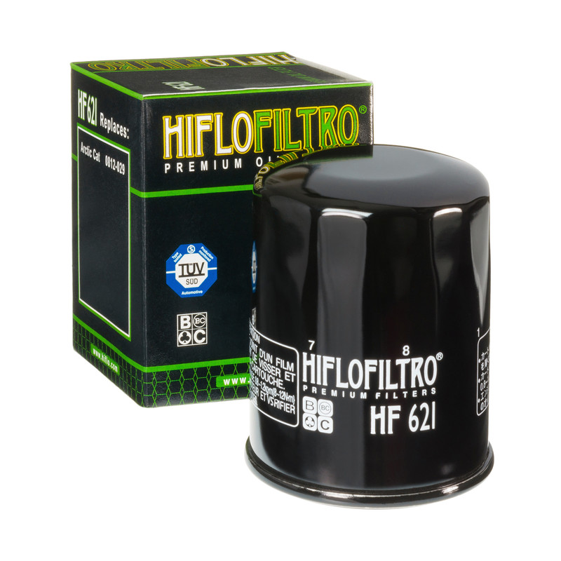 Filtre à huile HF621 marque Hiflofiltro | Compatible Quad, Ssv ARCTIC CAT