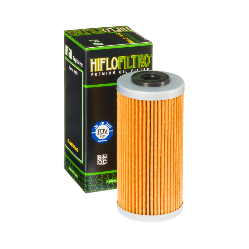 Filtre à huile HF611 marque Hiflofiltro | Compatible BMW, HUSQVARNA, SHERCO HRD