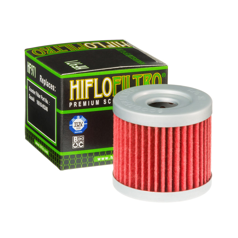 Filtre à huile HF971 marque Hiflofiltro | Compatible Maxiscooter SUZUKI