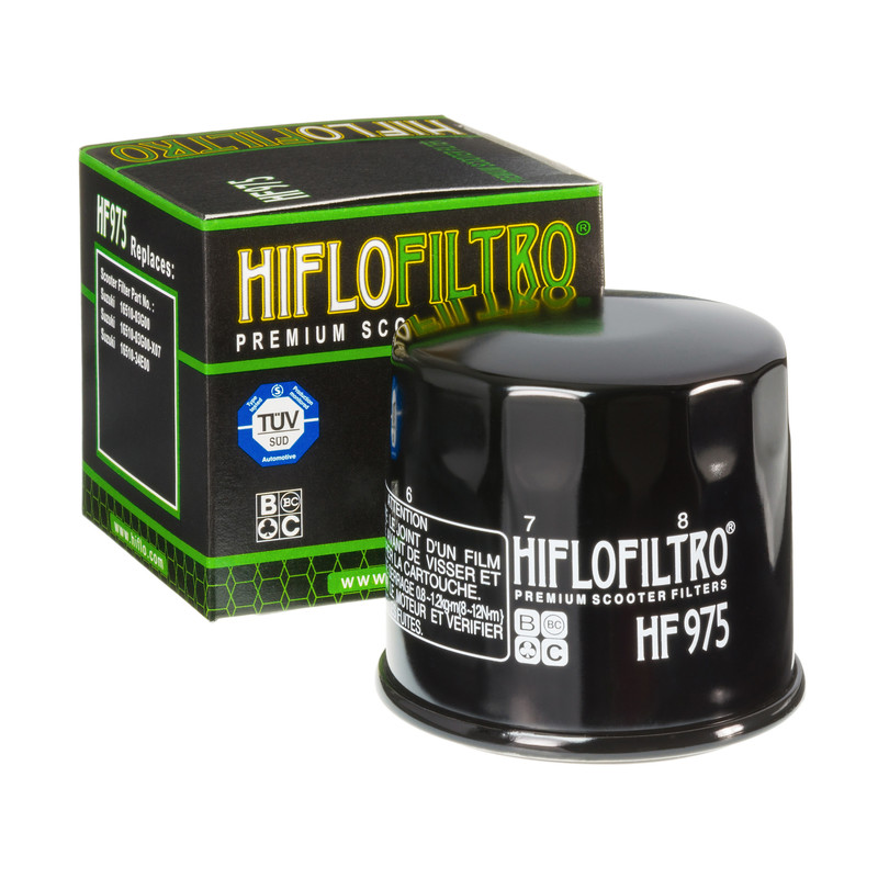 Filtre à huile HF975 marque Hiflofiltro | Compatible SUZUKI BURGMAN AN 650