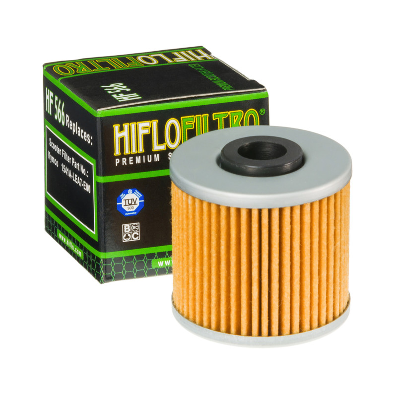 Filtre à huile HF566 marque Hiflofiltro | Compatible Maxiscooter KAWASAKI, KYMCO
