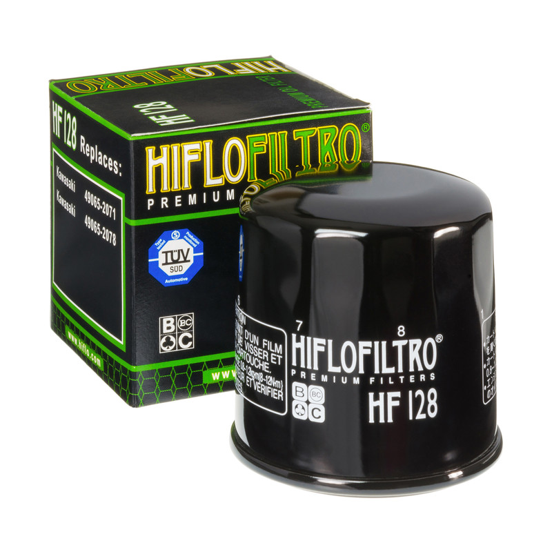 Filtre à huile HF128 de la marque Hiflofiltro | Compatible Ssv KAWASAKI