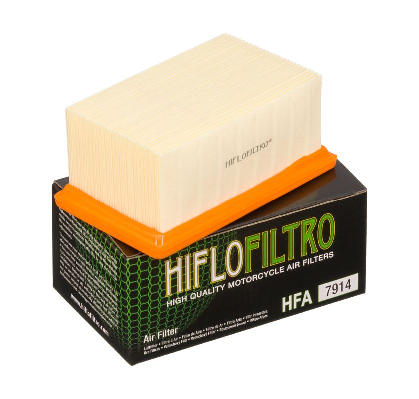 Filtre à air référence : HFA7914 de la marque Hiflofiltro | Compatible Moto BMW