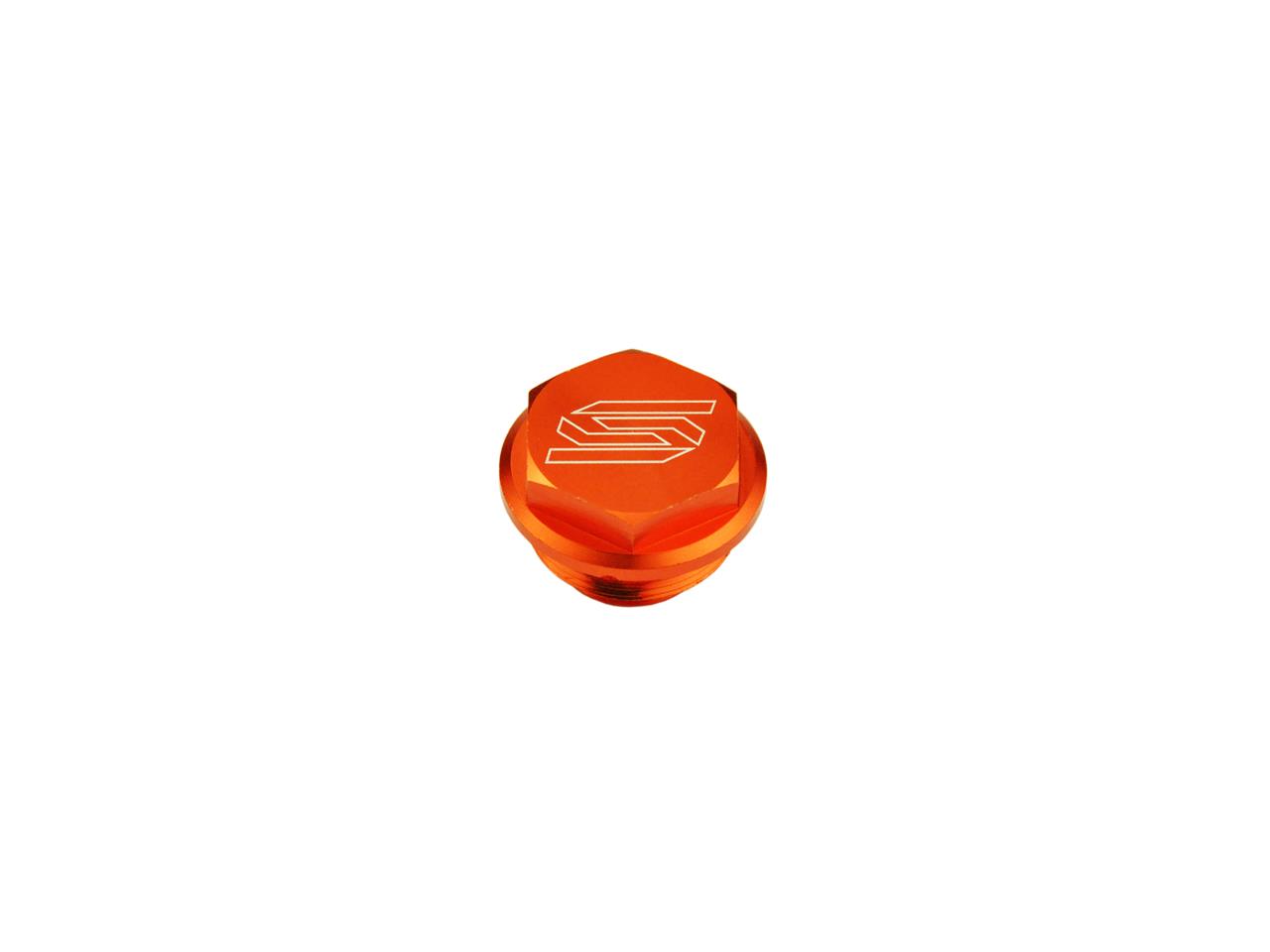 Couvercle de Maître-Cylindre de Frein Arrière marque Scar, Orange | Compatible Motocross, Moto