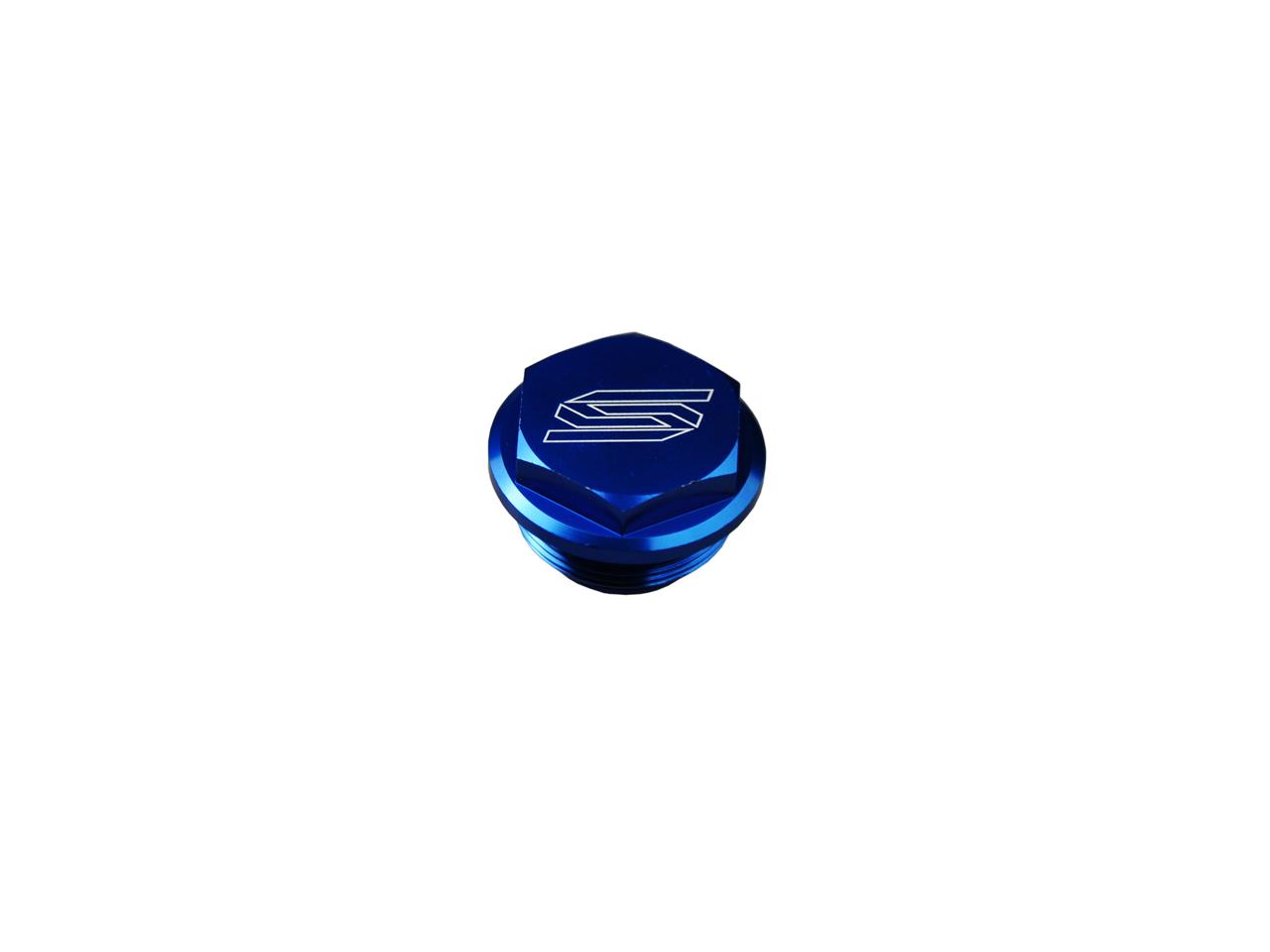 Couvercle maître-cylindre frein arrière marque SCAR bleu