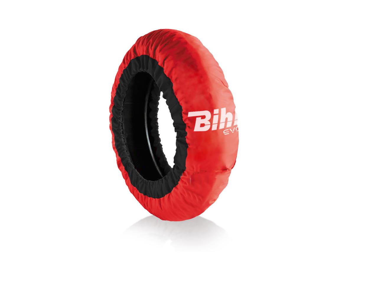 Couvertures chauffantes pneus 180-200mm marque Bihr Home Track EVO2 autorégulée rouge