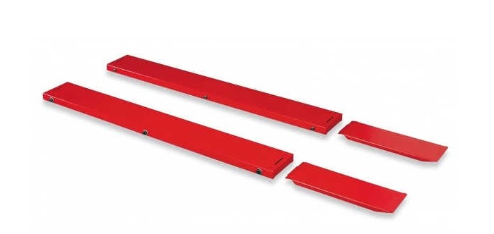 Extensions latérales marque Bike Lift standard rouge 220x30cm