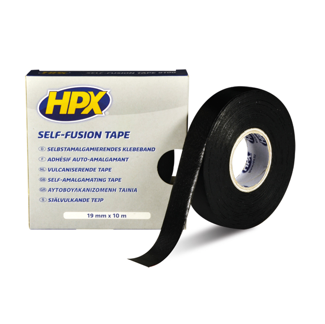 Ruban adhésif vulcanisant HPX couleur noir 19mm x 10m
