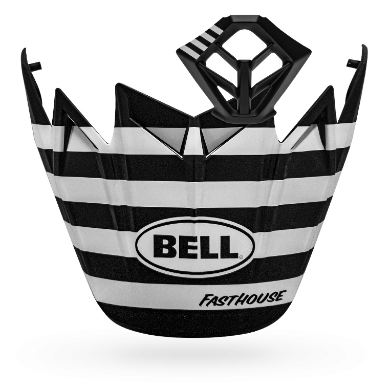 Kit MX marque Bell Moto-9 Flex Fasthouse Stripes noir/blanc
