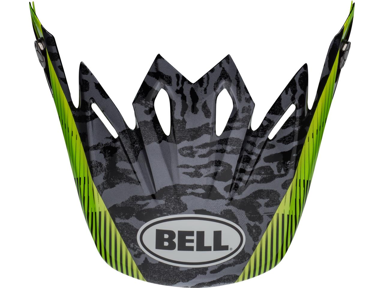 Visière marque Bell Moto-9 Chief noir/blanc/vert