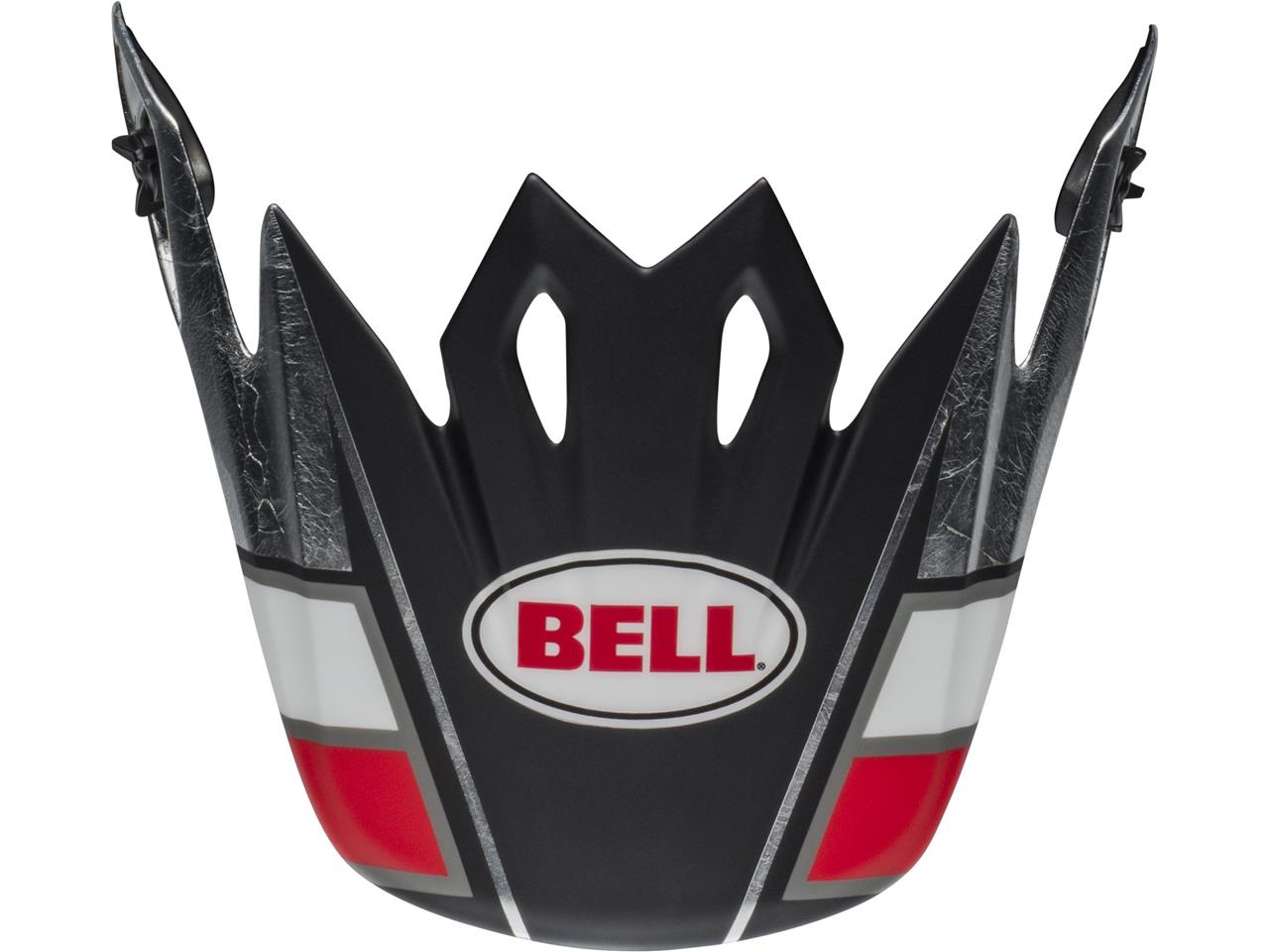 Visière noir/rouge marque Bell MX-9 Twitch Replica