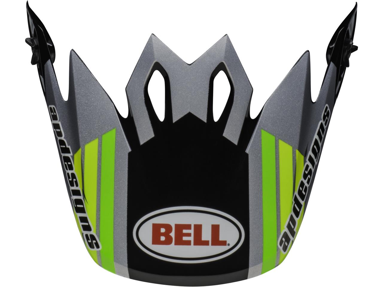 Visière noir/vert marque Bell MX-9 Pro Circuit