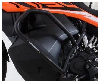 Protections latérales marque R&G RACING orange