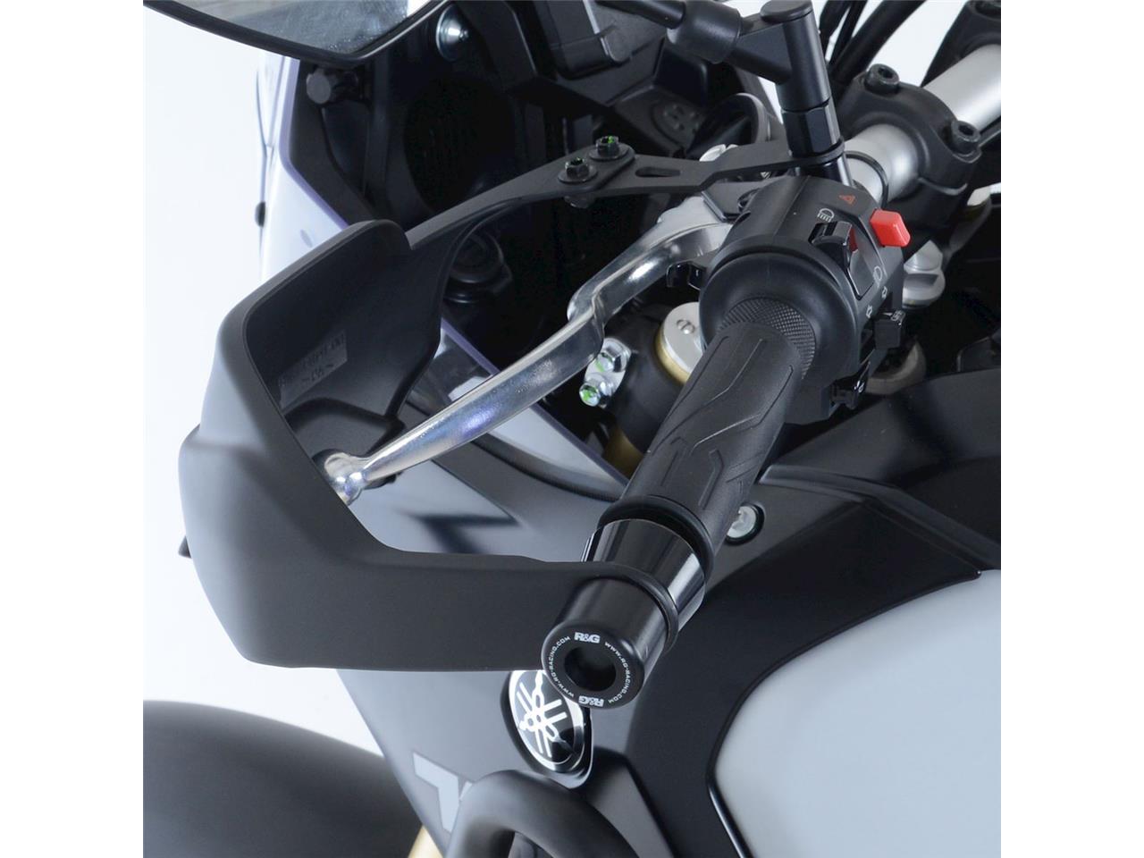 Embouts de guidon avec protège-mains origine marque R&G RACING noir Yamaha Tenere 700