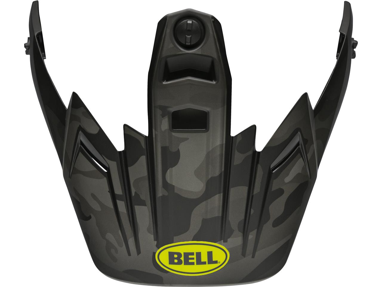 Visière mat noir/vert fluo marque Bell MX-9 Adventure Stealth Camo