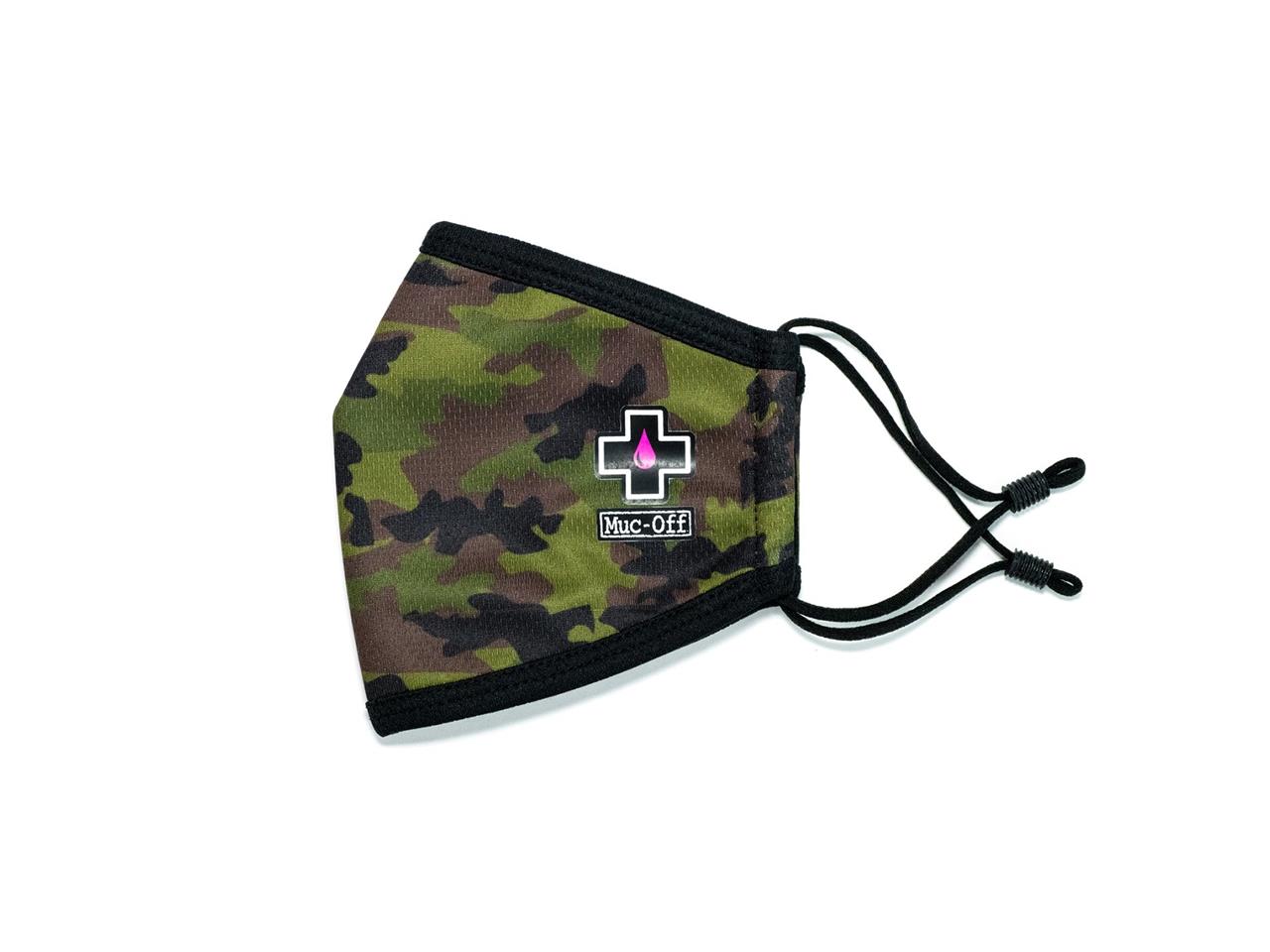 Masque lavable marque Muc-Off Woodland Camo taille S