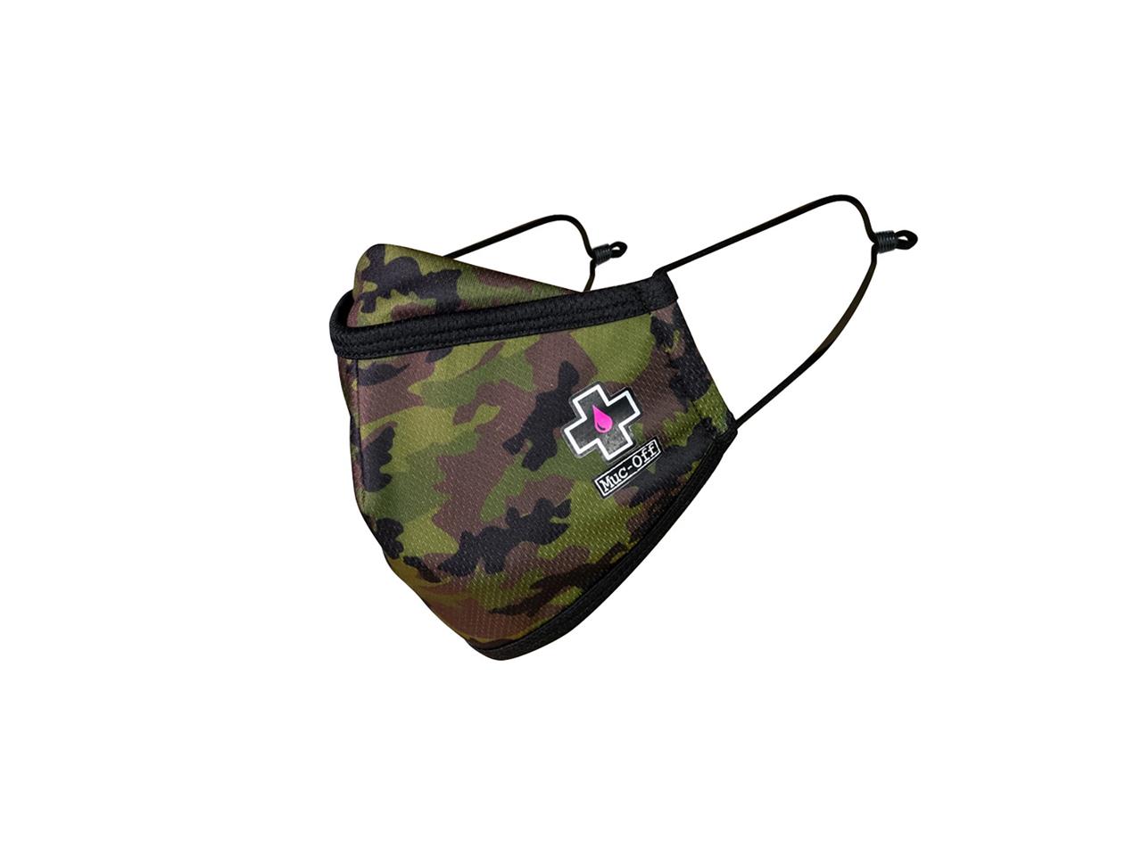 Masque lavable marque Muc-Off Woodland Camo taille S