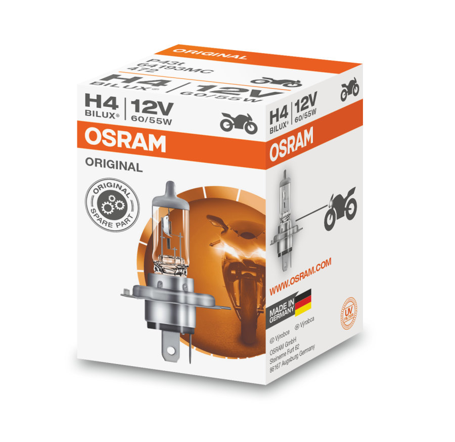 Ampoule marque Osram Original Line H4 12V/55W