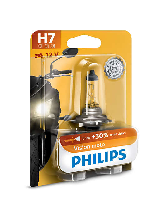 Ampoule marque Philips H7 Vision Moto 12V/55W