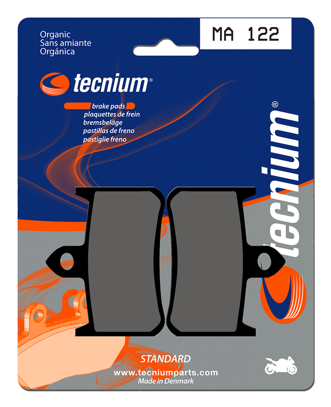 Plaquettes de frein organiques Tecnium : MA393 | WOLF I 4T CR ABS E4 300