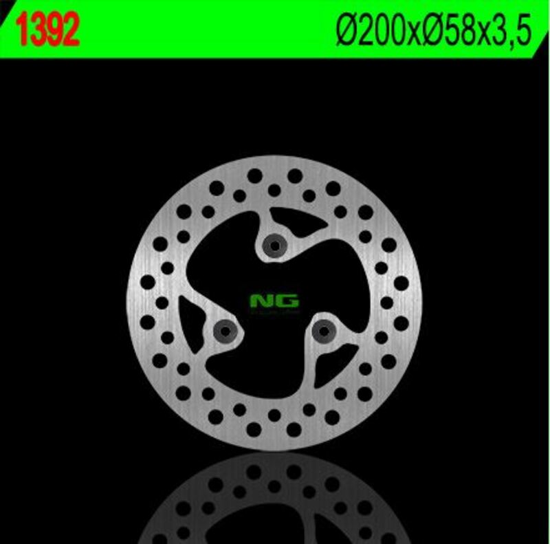 Disque de frein fixe avant, marque NG Brake Disc : 1392 | VIVACITY 50, 125
