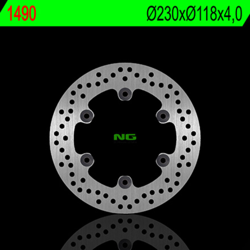Disque de frein fixe rond NG Brake Disc : 1490 | MT 125, MT ABS, YZF R 125